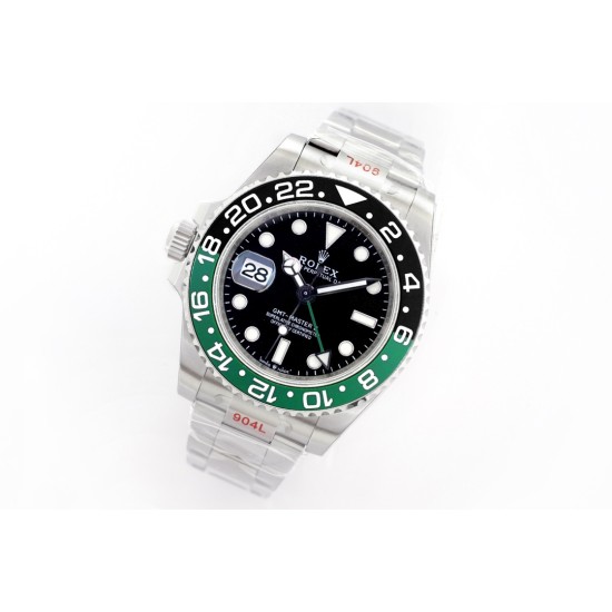Rolex-GMT Master II 126720 Sprite Left Oys 40mm SS/SS Black Dial EWEF SH3285