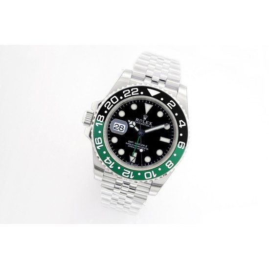 Rolex-GMT Master II 126720 Sprite Left Jub 40mm SS/SS Black Dial EWEF SH3285