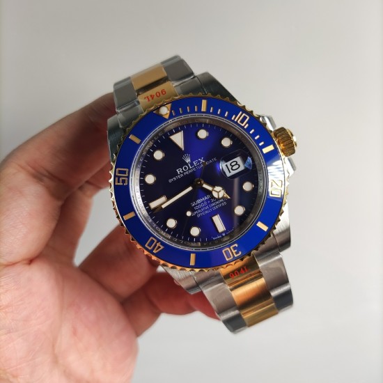 Rolex-Submariner 126613LB 41MM 904L Blue/Dot YG/SS VSF VS3235