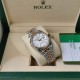 Rolex-Datejust 126231 36mm Jub RG/SS White/Stk EWF(GDF) MY8215