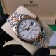 Rolex-Datejust 126231 36mm Jub RG/SS White/Stk EWF(GDF) MY8215
