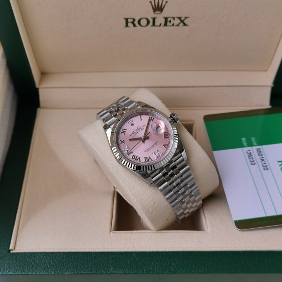 Rolex-Datejust 126233 36mm Jub SS/SS Pink/Rmn EWF(GDF) SH3235