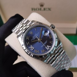 Rolex-Datejust 126234 36mm Jub SS/SS Blue/Rmn EWF(GDF) SH3235