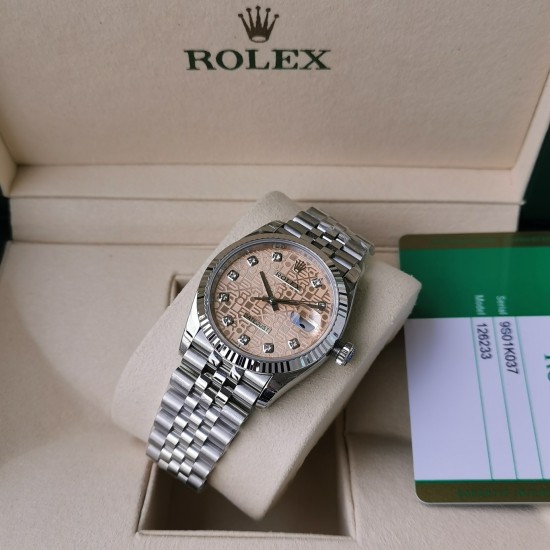 Rolex-Datejust 126234 36mm Jub SS/SS Textured EWF(GDF) VS3235