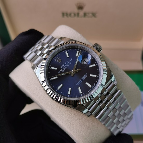 Rolex-Datejust 126234 36mm Jub SS/SS Blue/Stk EWF(JQF) VR3235
