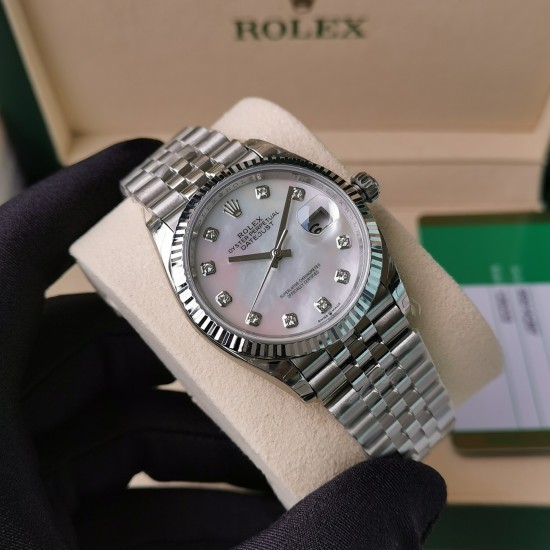 Rolex-Datejust 126233 36mm Jub SS/SS Mop/Dia EWF(GDF) VR3235