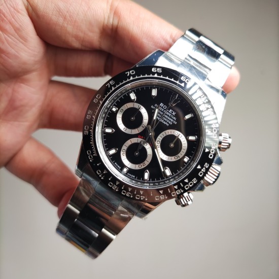 Rolex-Daytona 116500 40mm SS/SS Black Dial BTF DD4130