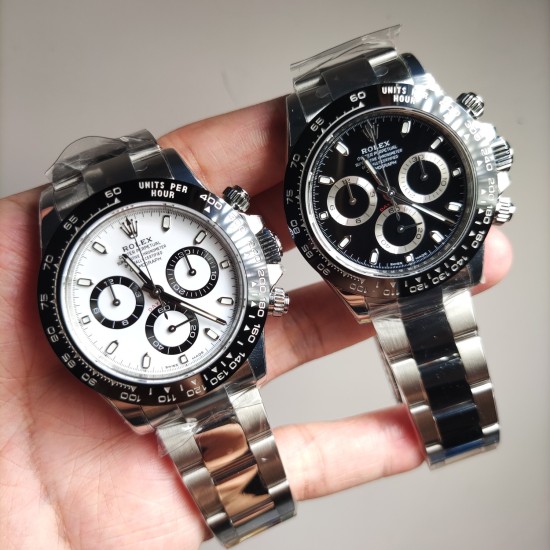 Rolex-Daytona 116500 40mm SS/SS Black Dial BTF DD4130