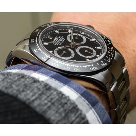 Rolex-Daytona 116500 SS/SS Black Dial 904L BTF V2 SA4130