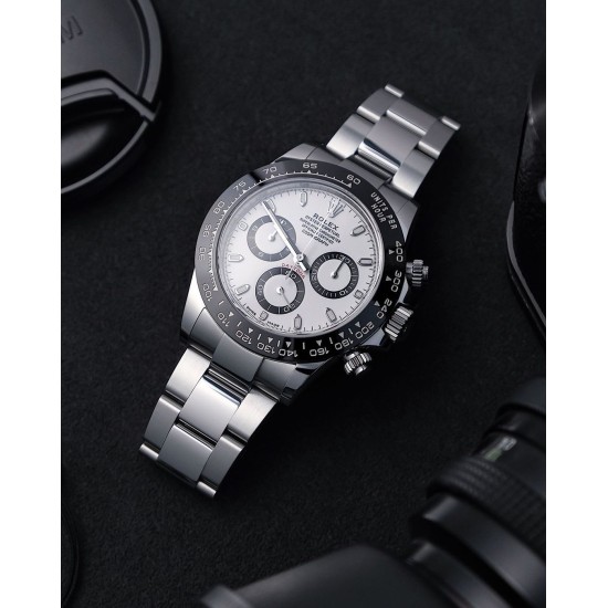 Rolex-Daytona 116500 SS/SS White Dial 904L BTF V2 SA4130