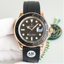Rolex-Yacht-Master 126655 40mm RG/RU Black/Dot ARF VR3235(Tungsten Heavy Version)
