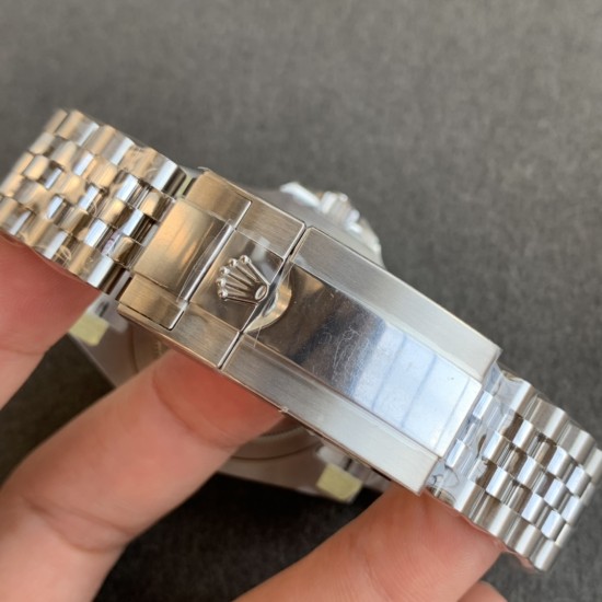 Rolex-GMT II 126710 Pepsi Jub 40mm SS/SS Black Clean V3 DD3285 Super Clone