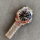 Rolex-GMT II 126710 Pepsi Jub 40mm SS/SS Black Clean V3 DD3285 Super Clone