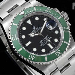 Rolex-Submariner 126610LV 41MM 904L SS/SS Green Bezel MIF VR3235