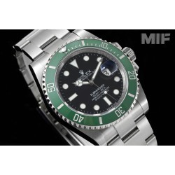 Rolex-Submariner 126610LV 41MM 904L SS/SS Green Bezel MIF VR3235