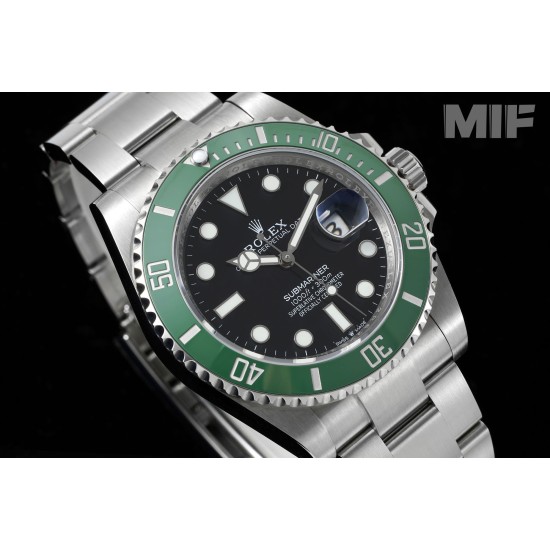 Rolex-Submariner 126610LV 41MM 904L SS/SS Green Bezel MIF VR3235