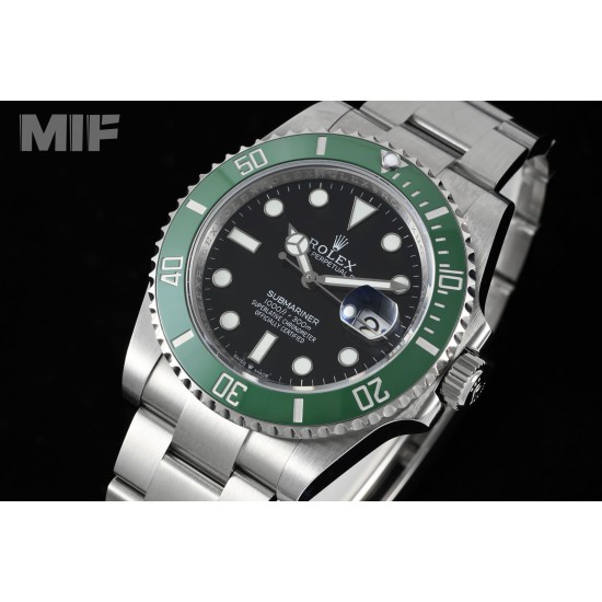 Rolex-Submariner 126610LV 41MM 904L SS/SS Green Bezel MIF VR3235