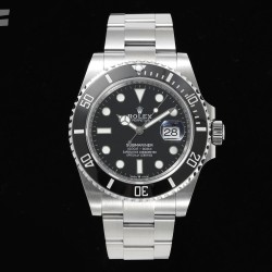 Rolex-Submariner 126610LN 41MM 904L SS/SS Black Bezel MIF VR3235