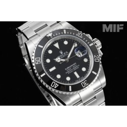 Rolex-Submariner 126610LN 41MM 904L SS/SS Black Bezel MIF VR3235