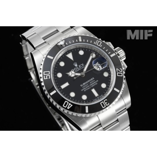 Rolex-Submariner 126610LN 41MM 904L SS/SS Black Bezel MIF VR3235