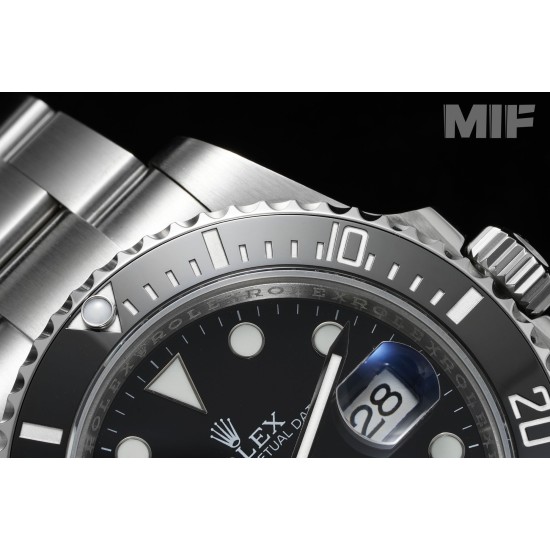 Rolex-Submariner 126610LN 41MM 904L SS/SS Black Bezel MIF VR3235