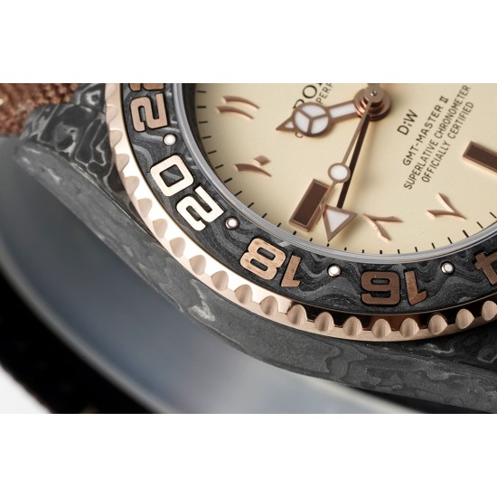 Rolex-GMT Master II DIW 40mm Num FC/NY Cream/Arab DIWF A3285