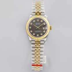 Rolex-Datejust 278273 31mm Jub Dia YG/SS Grey/Dia EWF A2236