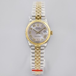 Rolex-Datejust 31mm 278273 YG/SS Silver/Rmn EWF MY8215