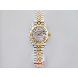 Rolex-Datejust 31mm 278273 YG/SS Silver/Rmn EWF MY8215