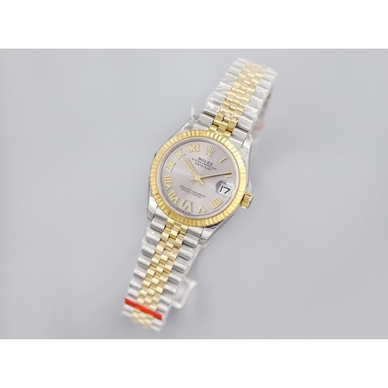 Rolex-Datejust 31mm 278273 YG/SS Silver/Rmn EWF MY8215