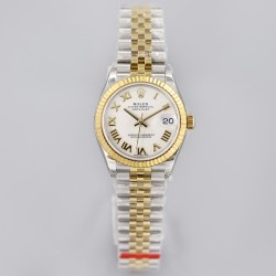 Rolex-Datejust 31mm 278273 SS/RG White/Rmn EWF MY8215