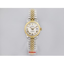 Rolex-Datejust 31mm 278273 SS/RG White/Rmn EWF MY8215
