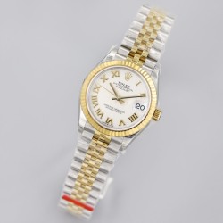 Rolex-Datejust 31mm 278273 SS/RG White/Rmn EWF MY8215