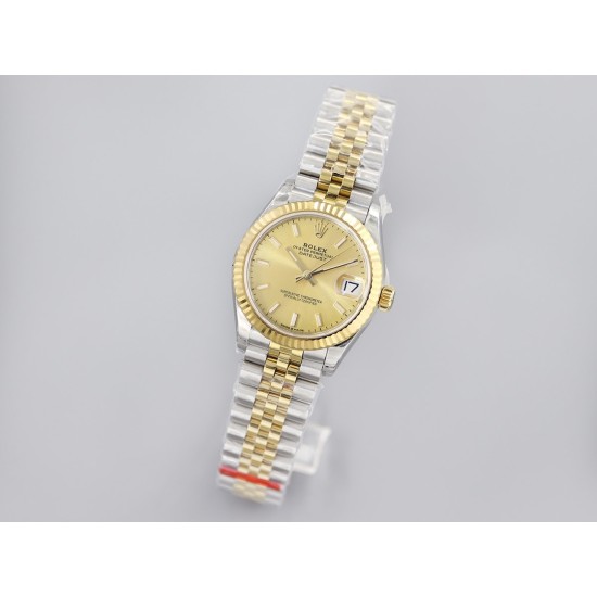 Rolex-Datejust 278273 31mm Jub YG/SS Yellow Gold Dial EWF A2824