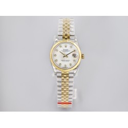 Rolex-Datejust 31mm 278273 YG/SS Silver/Dia EWF MY8215