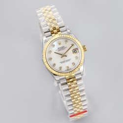 Rolex-Datejust 31mm 278273 YG/SS Silver/Dia EWF MY8215