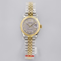 Rolex-Datejust 31mm 278273 YG/SS Silver/Dia EWF MY8215