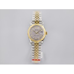 Rolex-Datejust 31mm 278273 YG/SS Silver/Dia EWF MY8215