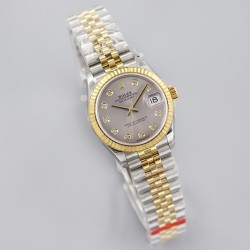 Rolex-Datejust 31mm 278273 YG/SS Silver/Dia EWF MY8215