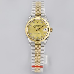 Rolex-Datejust 31mm 278273 YG/SS Gold/Dia EWF MY8215