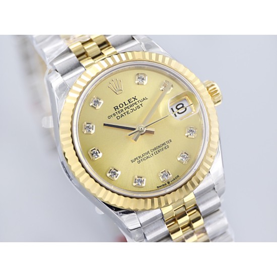 Rolex-Datejust 31mm 278273 YG/SS Gold/Dia EWF MY8215
