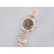 Rolex-Datejust Ladies 31mm Jubilee RG/SS Brown/Rmn EWF A2671