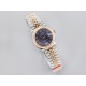 Rolex-Datejust Ladies 31mm Jubilee RG/SS Blue/Rmn EWF A2671