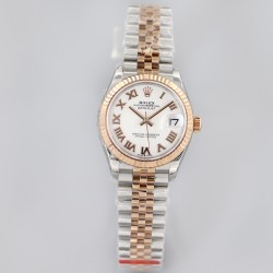 Rolex-Datejust 278271 31mm Jub SS/RG White/Rmn EWF A2824