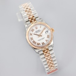 Rolex-Datejust 278271 31mm Jub SS/RG White/Rmn EWF A2824