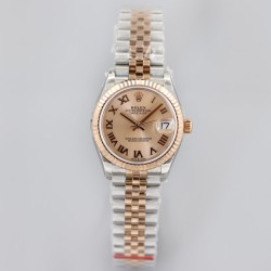 Rolex-Datejust 278271 31mm Jub RG/SS Rose Gold Dial EWF A2824