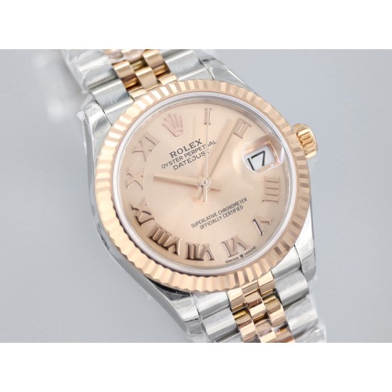 Rolex-Datejust 278271 31mm Jub RG/SS Rose Gold Dial EWF A2824