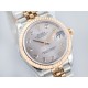 Rolex-Datejust Ladies 31mm Jubilee RG/SS GREY Dial EWF A2671