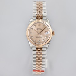 Rolex-Datejust 278271 31mm Jub RG/SS Rose Gold/Dia EWF A2824