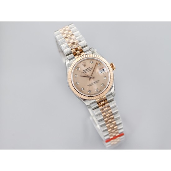 Rolex-Datejust 278271 31mm Jub RG/SS Rose Gold/Dia EWF A2824